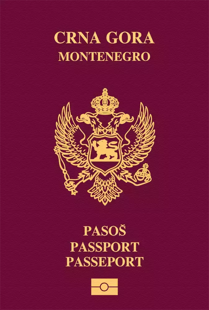 Montenegro passport