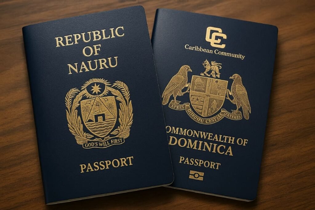 Dominica Vs Nauruan Passport