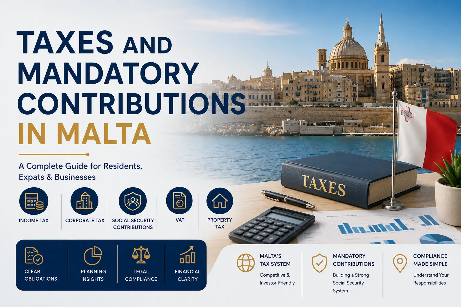 Taxes and Mandatory Contributions in Malta